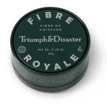 TRIUMMF & RAMP | Fiber Royale Haarstylingwax | Sterk vasthoudende pommade voor dik haar - natuurlijke afwerking voor mannen en vrouwen 65 g
