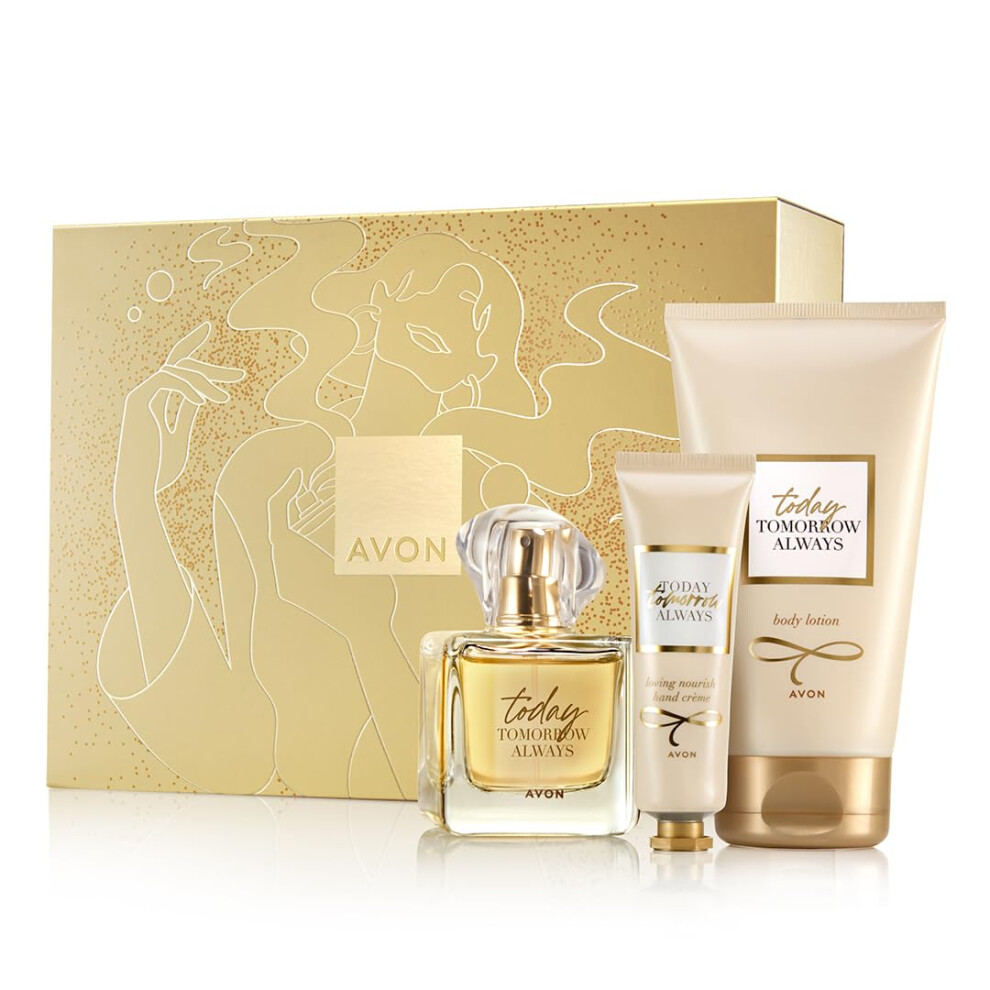 Today Tomorrow Always Today Three Piece Gift Set with Today EDP 50ml, Body Lotion 150ml and Hand Cream 30ml in a Gift