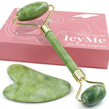Gua Sha & Jade Roller Set Facial Beauty Tools, BAIMEI Face Roller and Guasha Facial Tool for Face, Neck and Eye