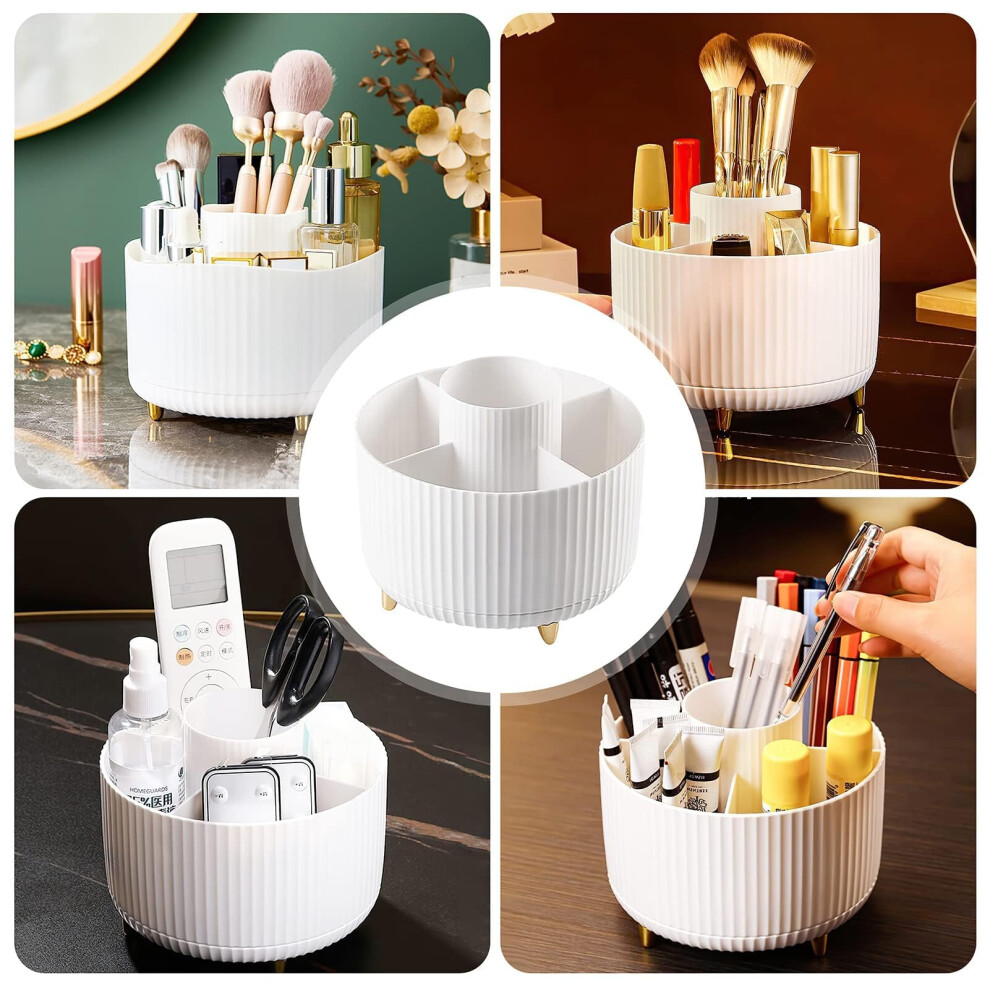 2pcs-spinning-makeup-organiser-makeup-brush-holder-with-5-compartments-make-up-storage-organizer-box-skincare-organiser