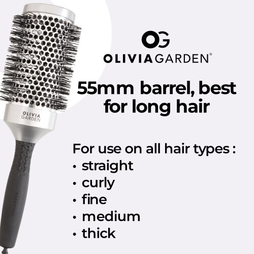 Olivia Garden Essential Blowout Classique Argent 55 2