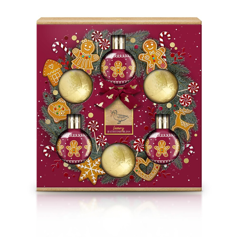 The Fuzzy Duck Winter Wonderland Luxury Bath Treats Selection Gift Set (Pack of 1) - Vegan Friendly