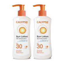 Sun Lotion SPF30 - Multipack 2  200ml ǀ 24 hour Moisturising, Water Resistant Sunscreen, Anti Ageing, High UVA and