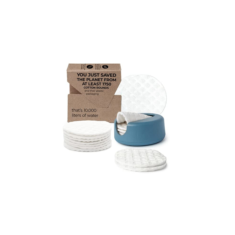 Lastobject Lastround Sustainable Reusable Cotton Rounds For Facial Cleansing Â Zero-Waste Eco-Friendly Makeup Remover Pads For