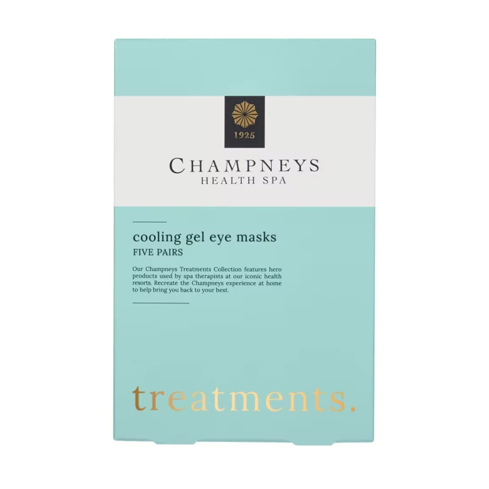 Champneys Professional Collection Cooling Gel Eye Masks - 5 Pairs