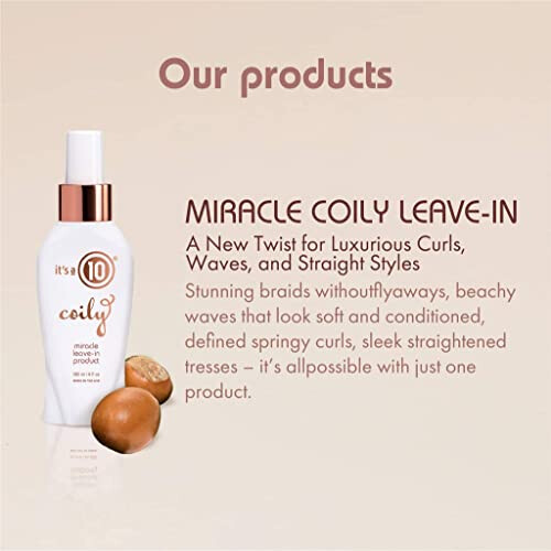 Coily, Miracle Leave-In Product 2