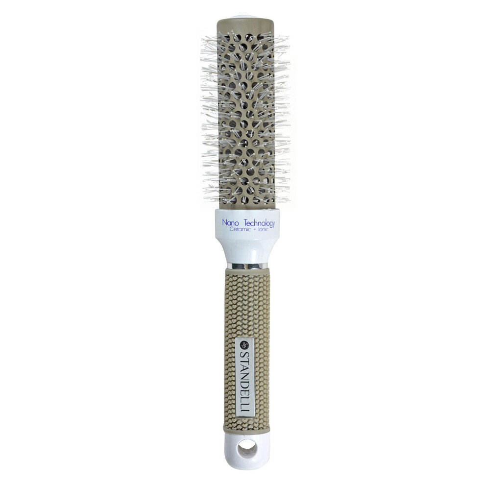 Standelli 32Mm Small Round Hair Brush - Blow Dry Thermal Brush With Nano Technology Ceramic Ionic Barrel - Professional Blow