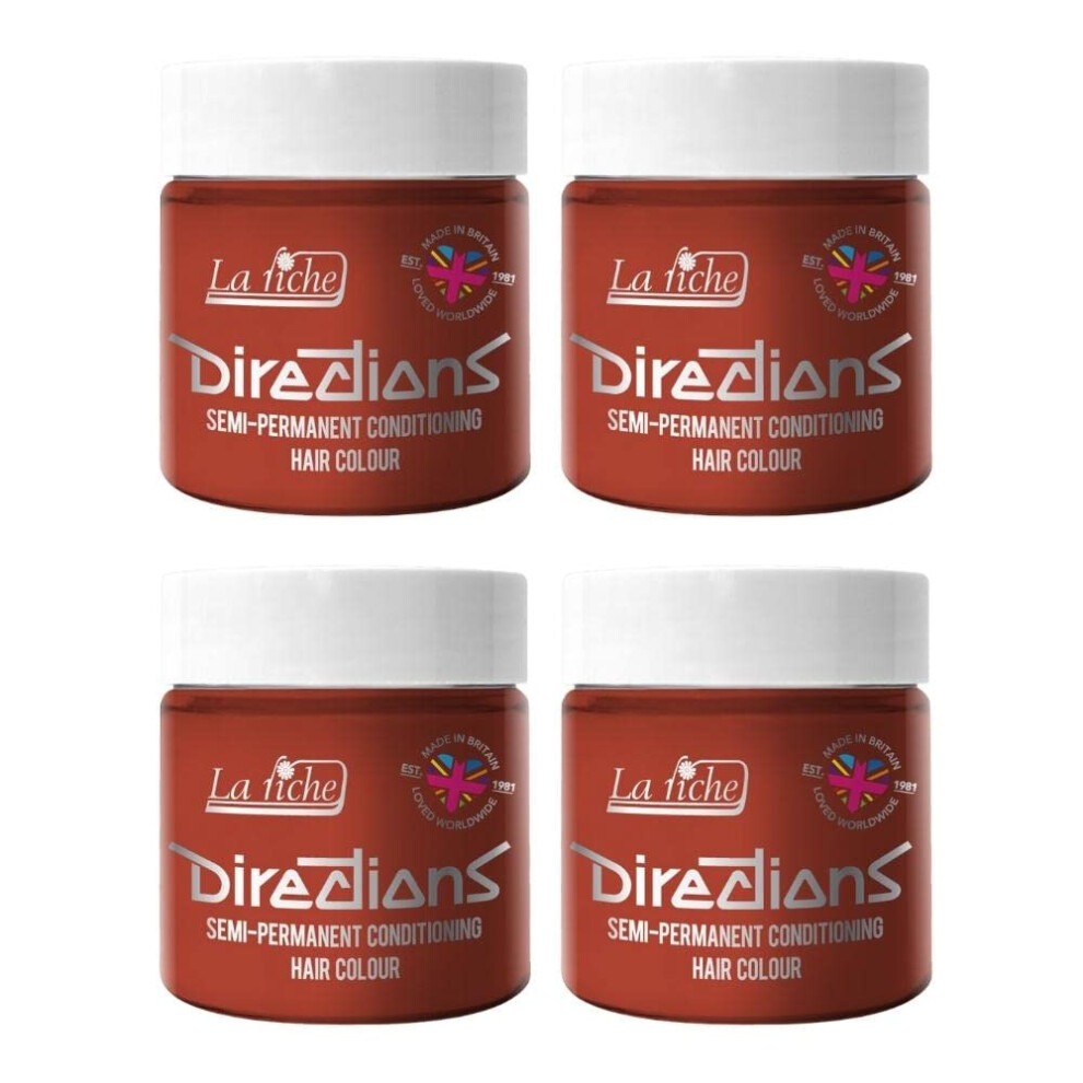 La Riche 4X Directions Semi-Permanent Hair Color 100Ml Tub - Flame