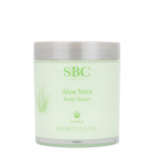 Aloe Vera Body Butter - 400ml | Hydrating Aloe Vera Body Lotion | Cooling Aloe Vera Cream For All Skin Types | Vegan