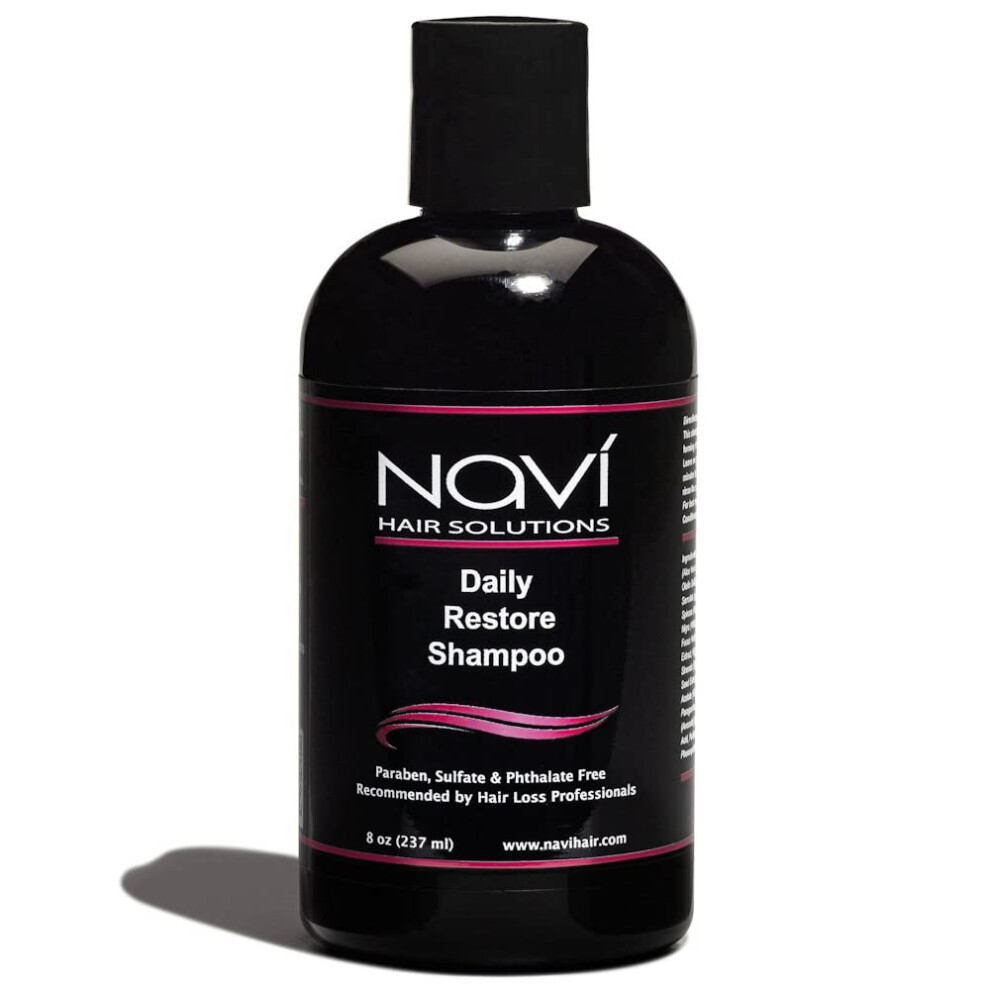 Navi Hair Solutions Navi Hair Loss Shampoo To Restore Hair Growth, Dht Blocker Shampoo For Thinning Hair With Biotin And Vitamin E, Paraben