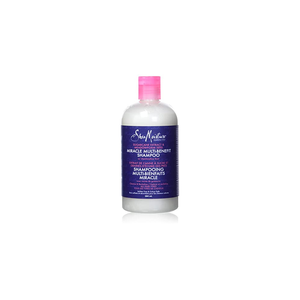 Shea Moisture Silicone Free Shampoo For Dry Hair Sugarcane Extract And Meadowfoam Paraben Free Shampoo 13 Oz