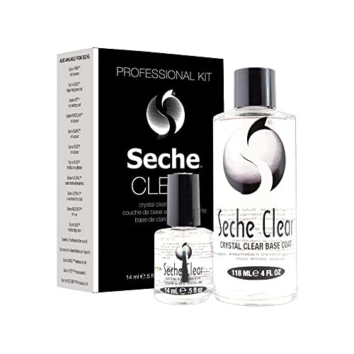 Clear BEST Nail Base Coat Professional Kit for Home Manicure
