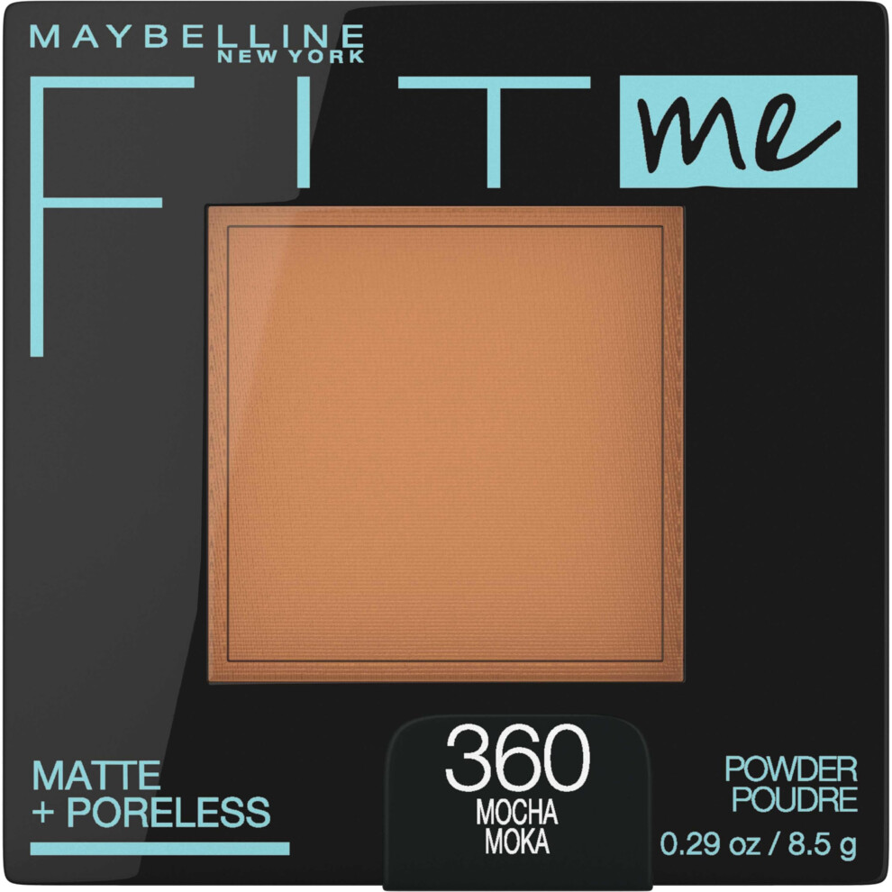 New York Fit Me Matte Plus Poreless Powder, Mocha, 0.29 Ounce