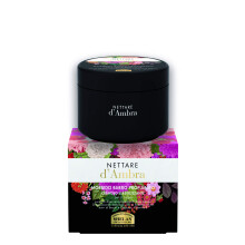 Helan, Amber Nectar, Scented Body Butter, Moisturising Cream for Dry Skin, with Aloe Vera Juice and Rose Berry, Babassu