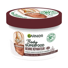 - Body Superfood - Repairing Body Cream - 48H Hydration - Vegan & 97% Natural Origin Formula - Cocoa Butter & Ceramide -