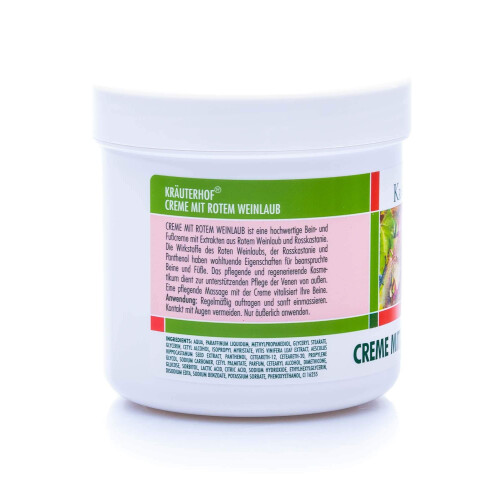 Crème mit Rotem Weinlaub - 250 ml 2