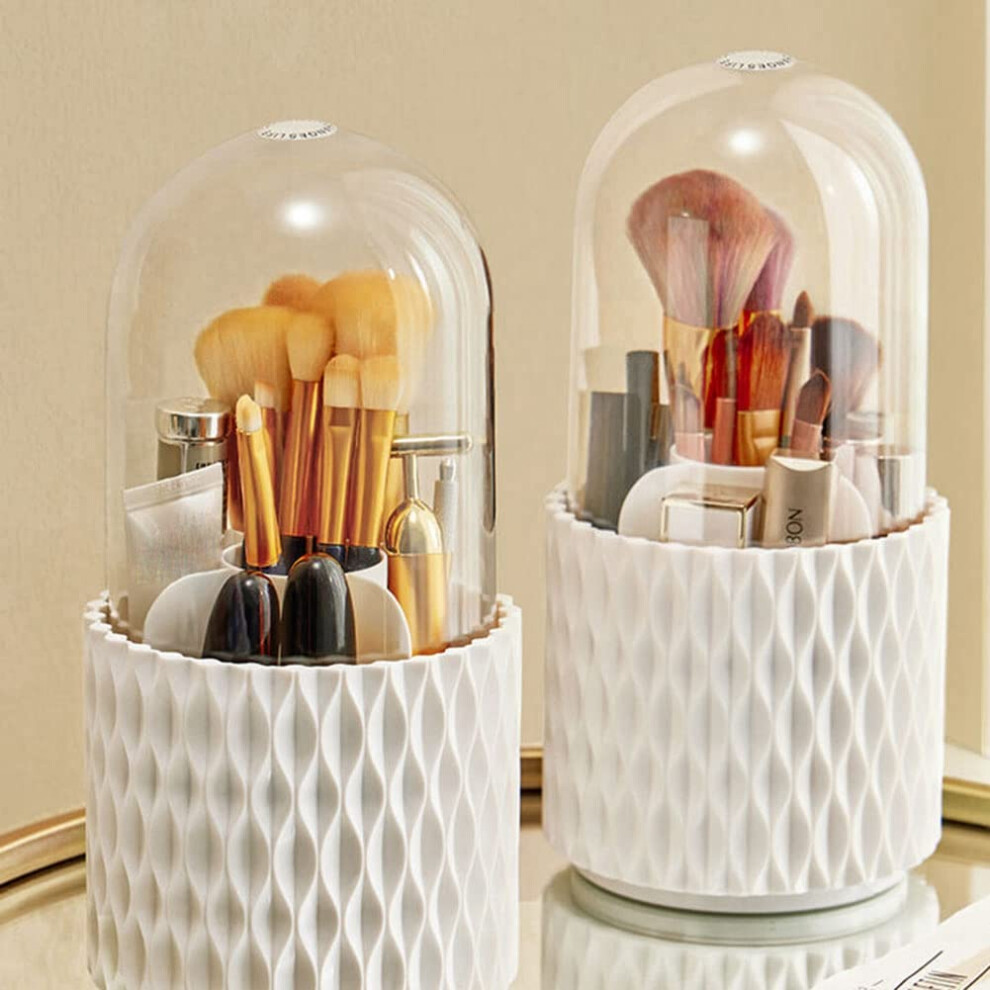 2piece-makeup-brush-holder-dustproof---waterproof-storage-make-up-brush-organizer-storage-with-lid-for-vanity-and