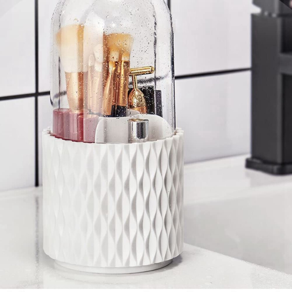 2piece-makeup-brush-holder-dustproof---waterproof-storage-make-up-brush-organizer-storage-with-lid-for-vanity-and