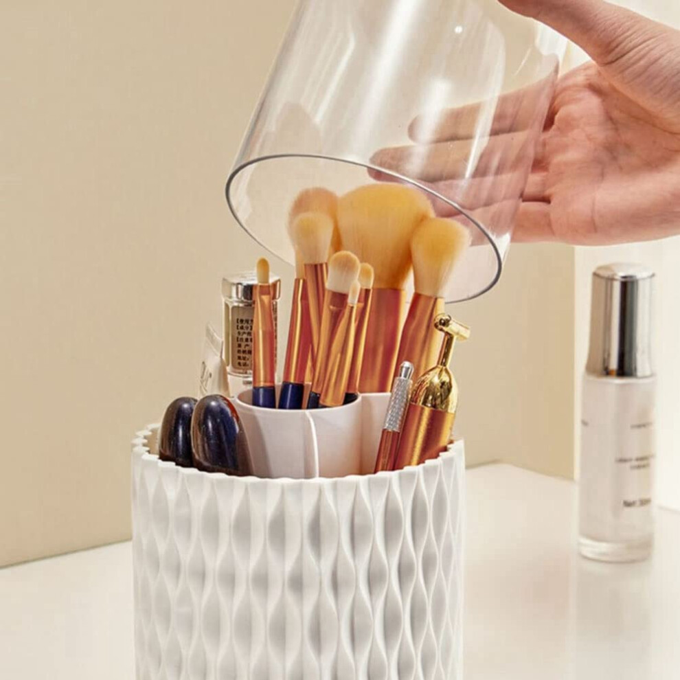 2piece-makeup-brush-holder-dustproof---waterproof-storage-make-up-brush-organizer-storage-with-lid-for-vanity-and
