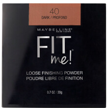 Maybelline Fit Me Lose Puder, 40 Dunkel, 0,7 oz (2er Pack)