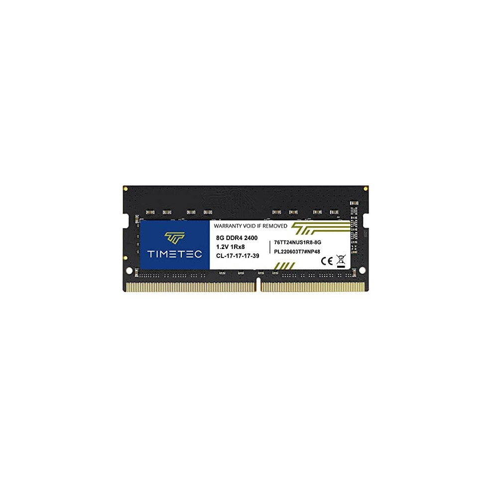 8Gb Ddr4 2400Mhz (Ddr4-2400) Pc4-19200 (Pc4-2400T) Non-Ecc Unbuffered 1.2V Cl17 1Rx8 Single Rank 260 Pin Sodimm Laptop 765441337466