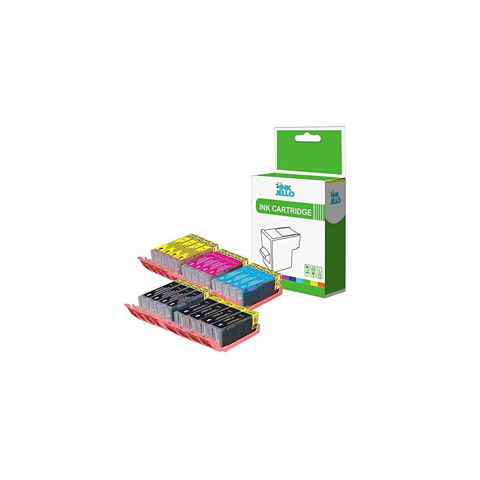 Ink Cartridge For Printer, Compatible With Canon Pixma Ip7200 Ip7250 Ip8700 Ip8750 Ix6850 Mg5450 Mg5450s Mg5550 Mg5600 747742365546