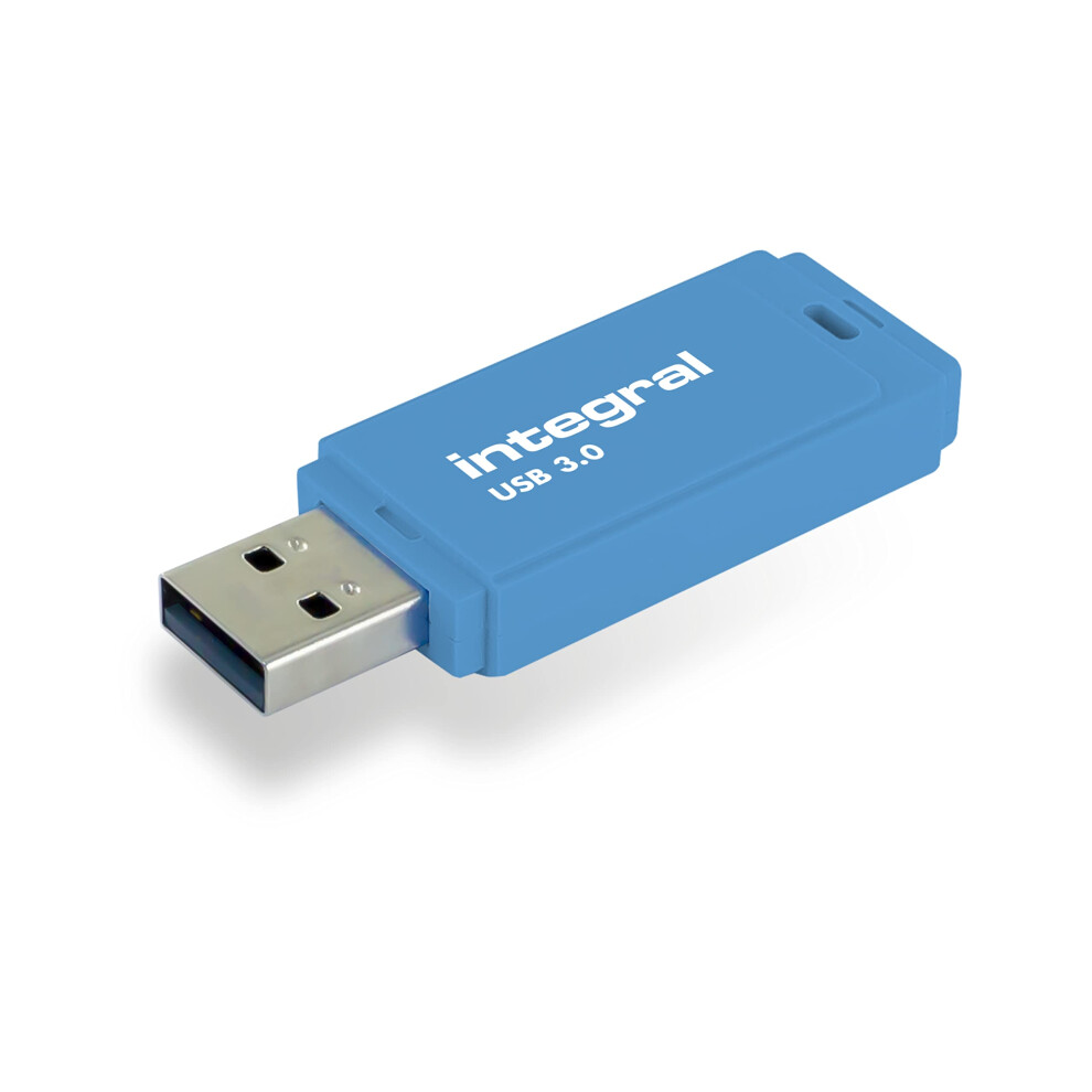 Photos - USB Flash Drive Integral 256GB Neon Yellow USB 3.0 Flash Drive 