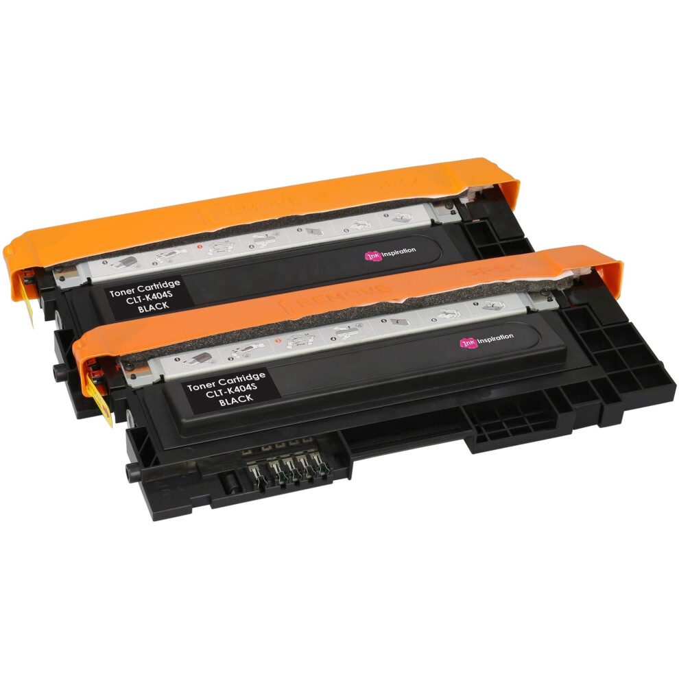2 Compatible Laser Toner Cartridges For Samsung Xpress Sl-C430 C430w Sl-C480 C480fn C480fw C480w | Clt-K404s 1,500 Black 5056321401496