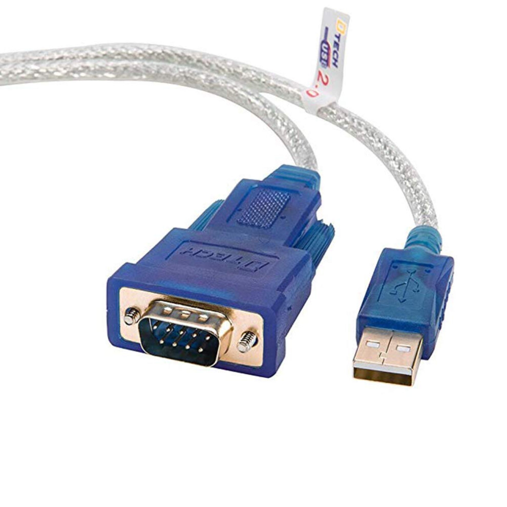 Usb To Rs232 Db9 Serial Port Adapter Cable - With Ftdi Chipset Supports Windows 11 10 8 7 And Mac Linux (5M) 6945279504634
