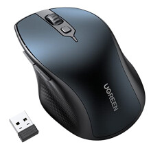 Ugreen ergonomische kabellose Maus Bluetooth 2,4 GHz - Blau