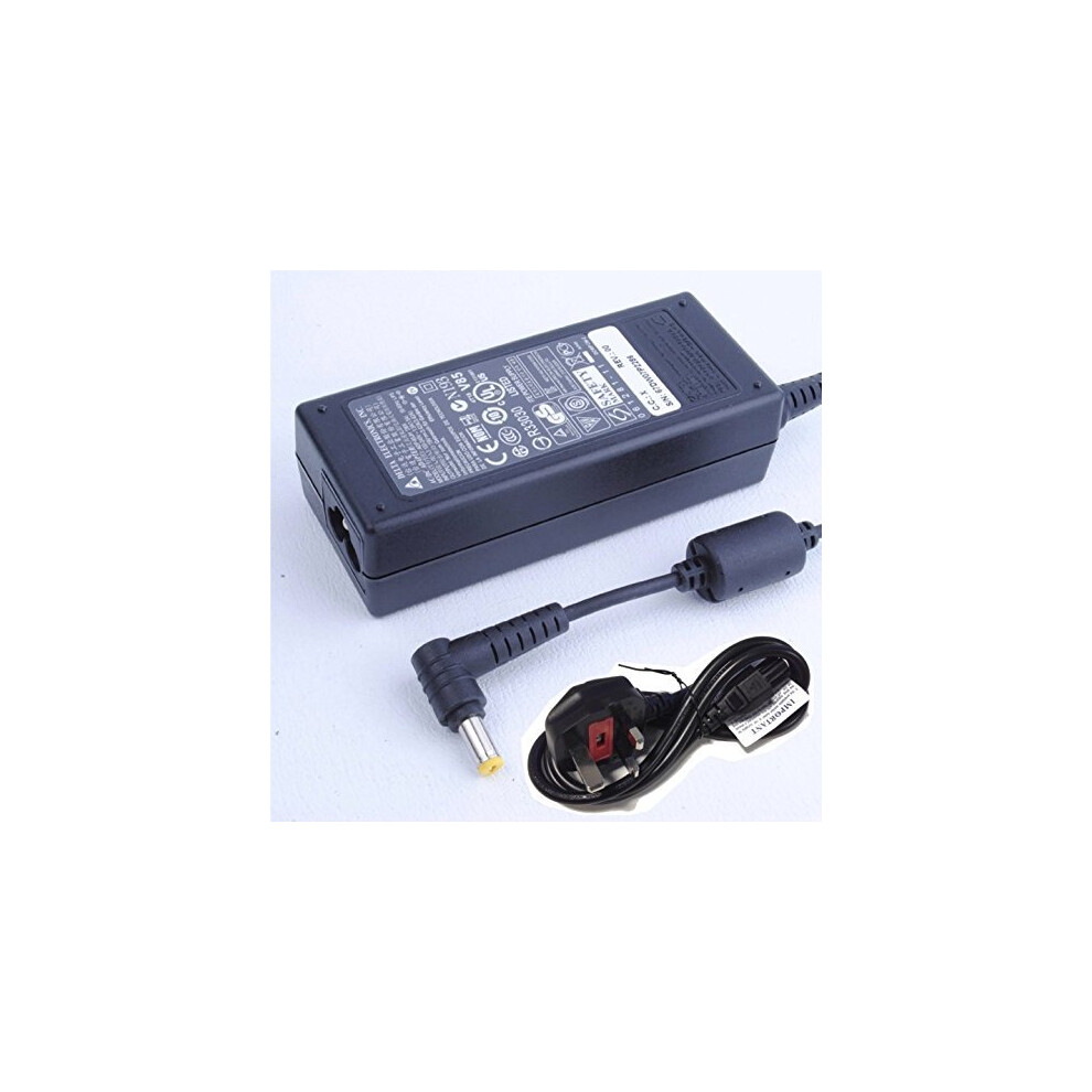 65W Charger For Acer Aspire E1 E1-470P E1-510 E1-522 E1-530 E1-572G E1-731 E1-771G E1-772G - Original Delta Electronics 5053665502452