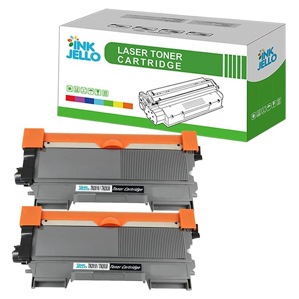 Compatible Toner Cartridge Replacement For Brother Dcp-7055 Dcp-7055W Hl-2130 Hl-2132 Hl-2135W Tn2010 (, 2-Pack) Black 747742364808