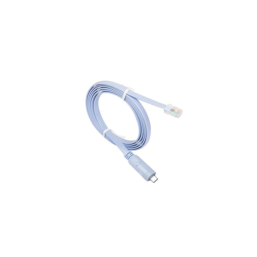 Usb-C Cisco Console Cable, Usb C To Rj45 Console Serial Debug Cable With Ftdi Chip, Usb Type C To Rj45 Serial Adapter 735193327435