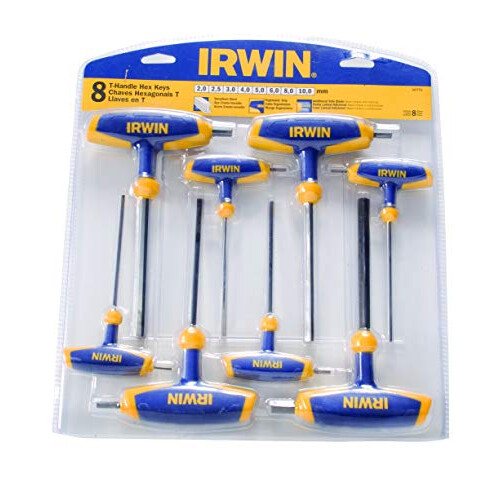 IRWT10771-TBK Irwin T10771 T Handle Hex Key Set (8 Pieces)