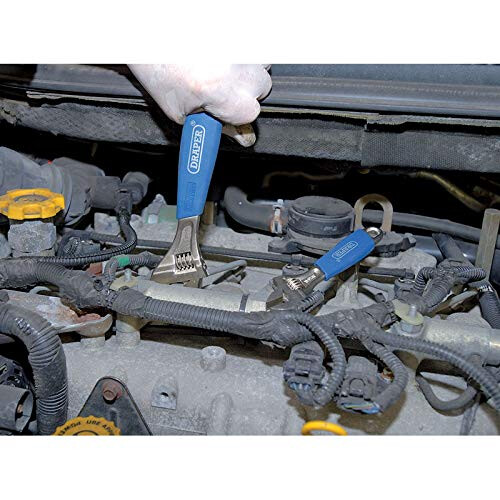 Draper 88598 3-Piece Soft-Grip Adjustable Wrench Set , Blue 1