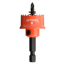 SSH025 25 mm Sheet Steel Holesaw, Red