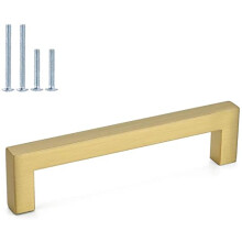 5 Pack Gold Cupboard Handles 160mm Gold Kitchen Handles Brass Cupboard Handles Gold Cabinet Handles Brass Kitchen