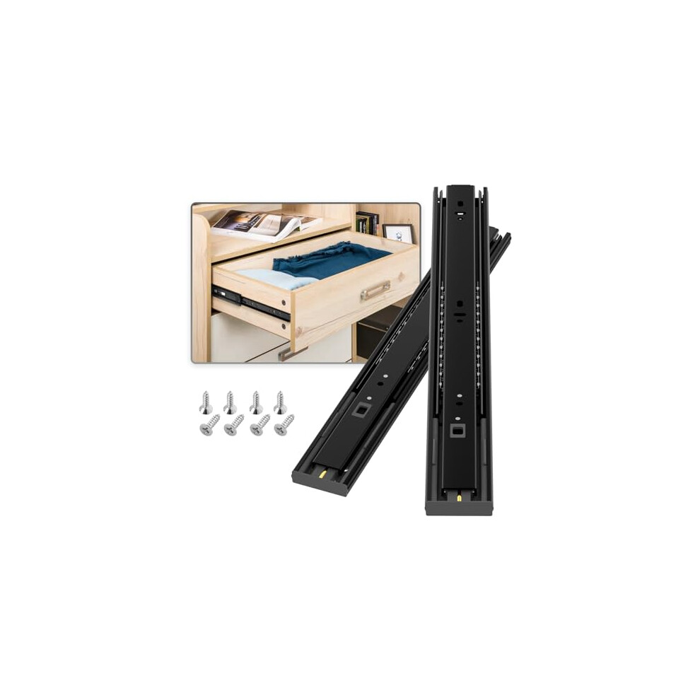 Soft Close Drawer Runners Drawer Slides 450Mm Heavy Duty 45Kg Load Capacity Draw Sliders Full Extension Ball Bearing 6440891156631