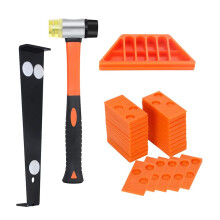 Flooring Kit, Laminate Wood Flooring Installation Kit with 40 Spacers, Double Headed Mallet, Tapping Block and Pull Bar