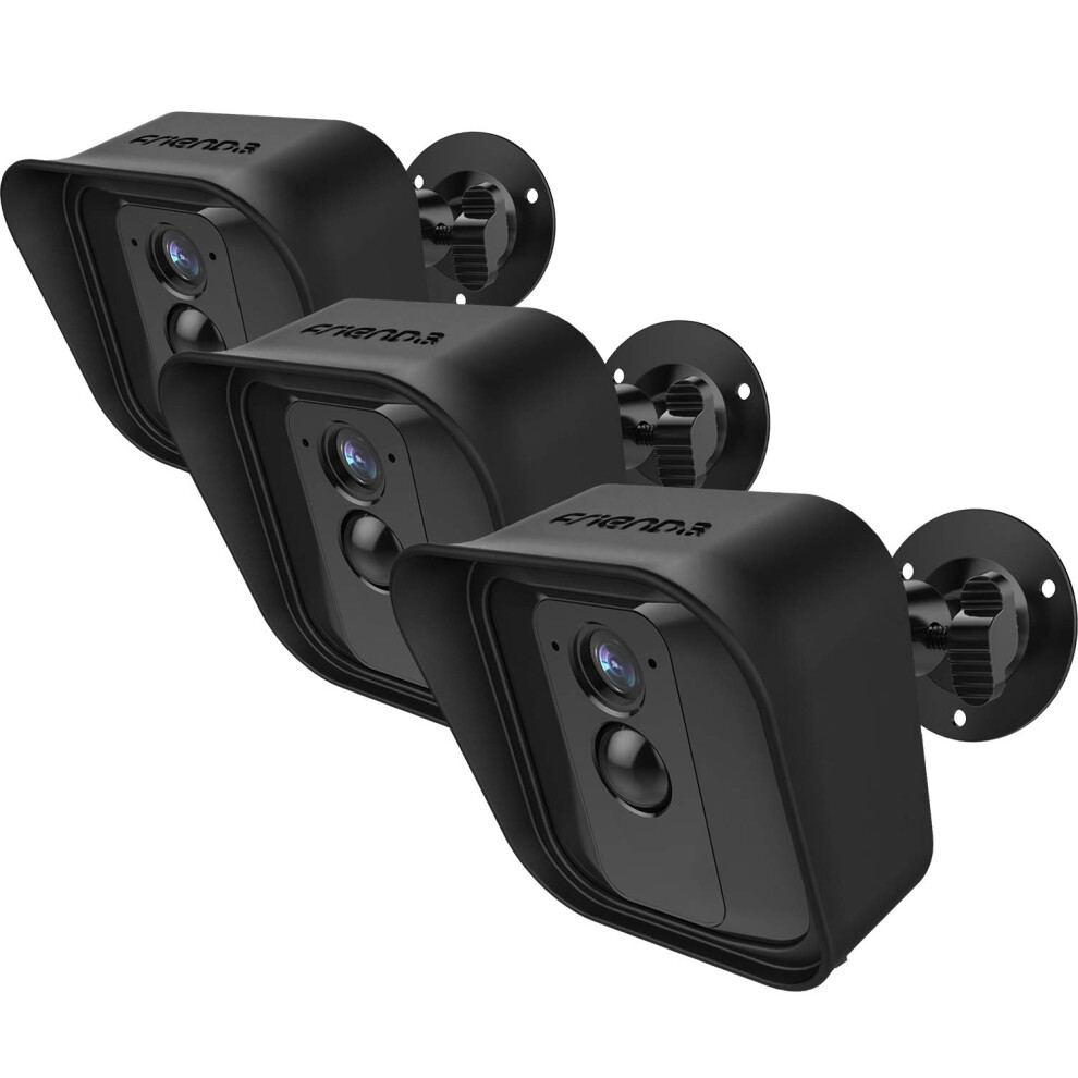 Blink XT Camera Wall Mount Bracket, Weather Proof 360 Degree Protective Adjustable Mount Bracket and Silicone Skin Cover