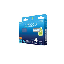 Rechargeable batteries PANASONIC ENELOOP AA 2000 mAh 4 szt + case (BK-3MCDE/4CP+CASE)