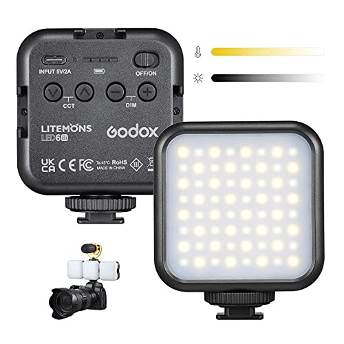 Godox GODOX LED 6Bi Litemons Valo (Bi-väri)