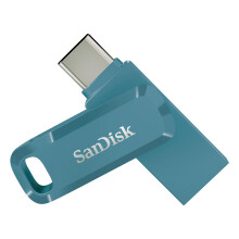 256GB Ultra Dual Drive Go, USB Type-C Flash Drive, up to 400 MB/s, with reversible USB Type-C and USB Type-A connectors,