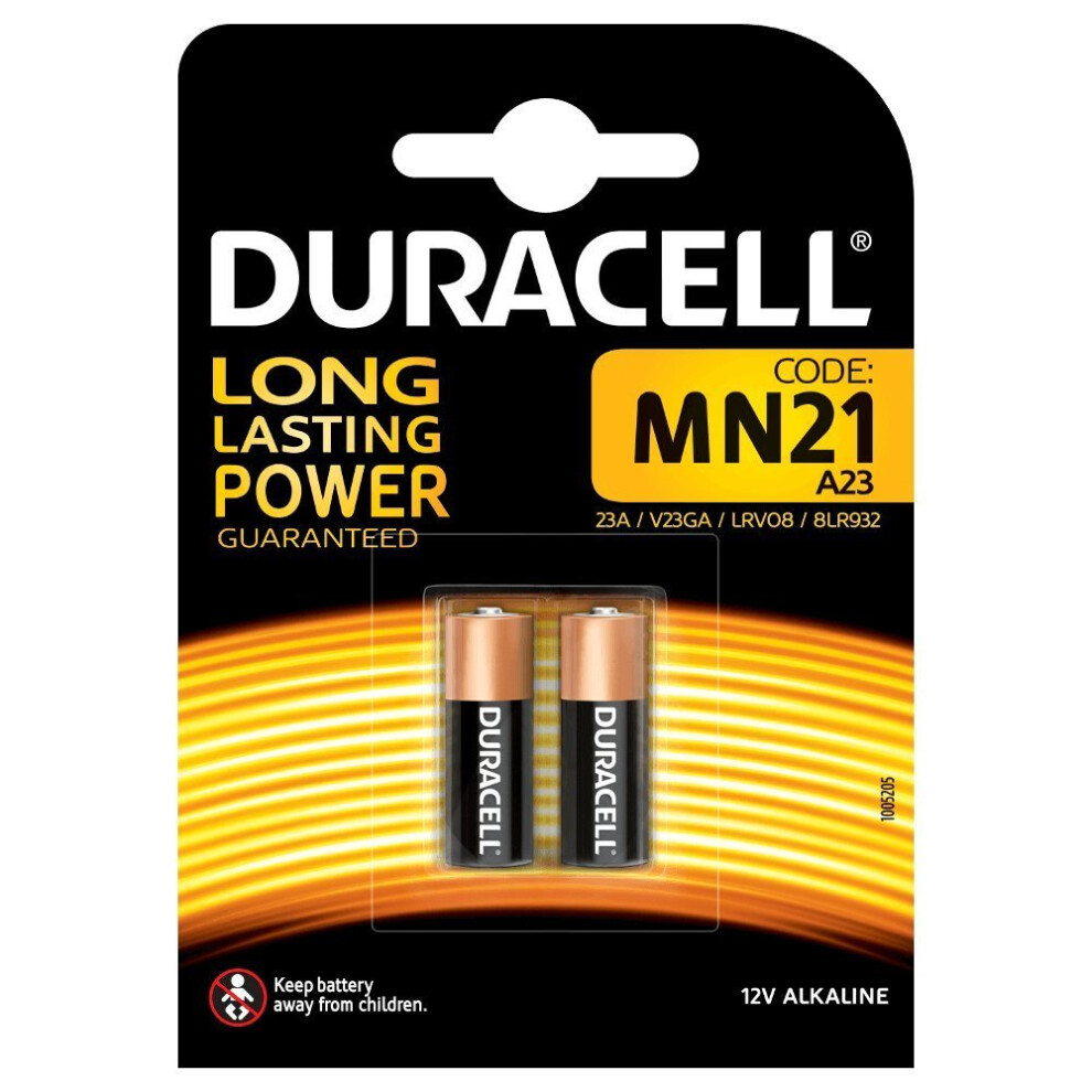 10 X Duracell MN21 A23 12V Batteries