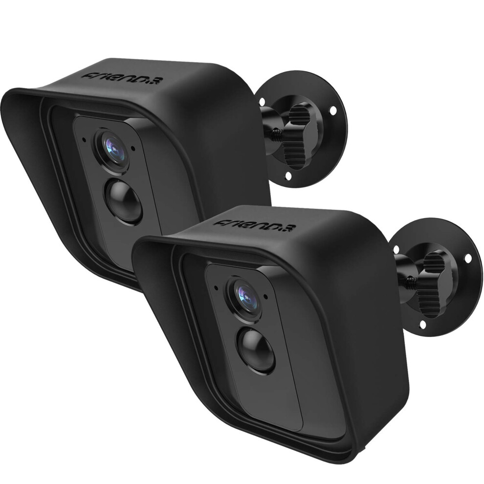 Blink XT Camera Wall Mount Bracket, Weather Proof 360 Degree Protective Adjustable Mount Bracket and Silicone Skin Cover