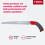 Sabre Tooth Tri–Edged Pruning Saw - Lightweight - Ideal for Pruning Fruit Trees - Easy Pull-Back Action - Non-Slip 5