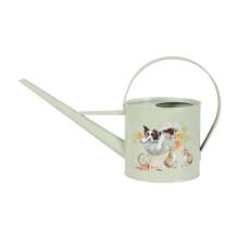 by Hannah Dale Sleeping on the Job' Border collie and Rabbit Watering Can