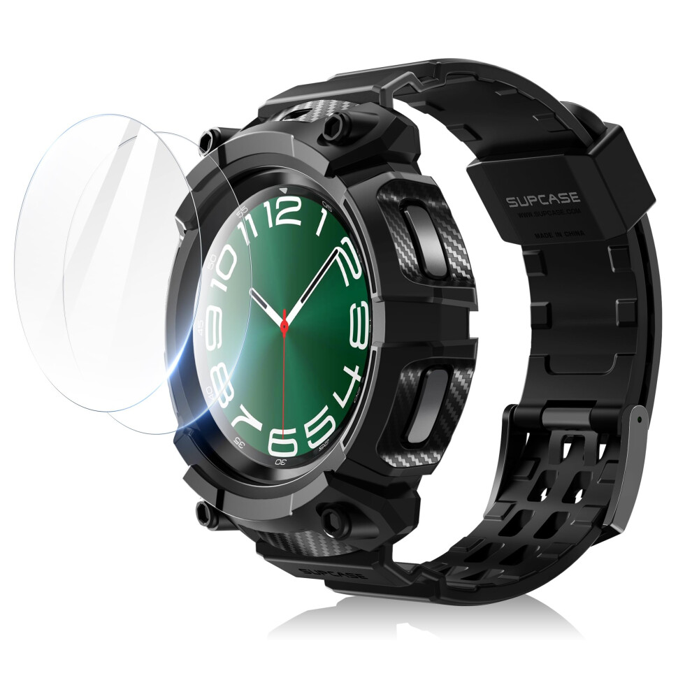 Unicorn Beetle Pro Case Designed for Samsung Galaxy Watch 6 Classic 47mm Case Case (2023 Release), [2 Pack Screen