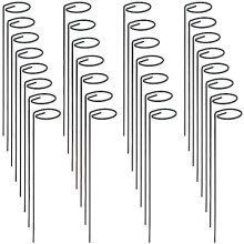 30 Pack Single Stem Plant Support Stakes, Flower Stem Support, Plant Support Ring Cage, Orchid Plant Stakes for Orchid,