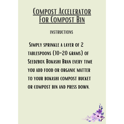 Compost Accelerator For Compost Bin 1kg - Bokashi Bran - Compost Activator - Microbes And Bran Accelerates Composting 1